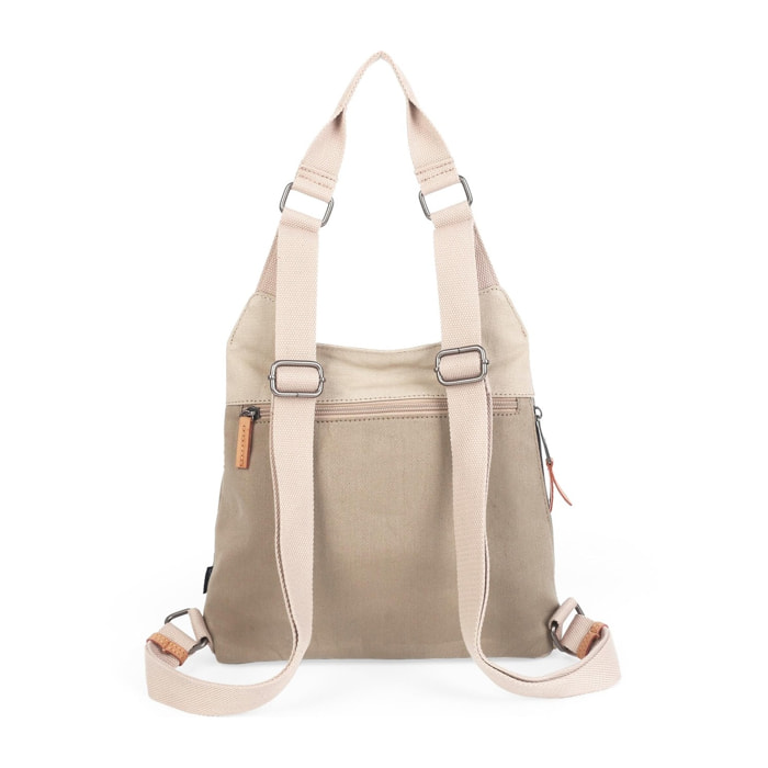 Bolso Mochila Mujer Lois Abilene Beige