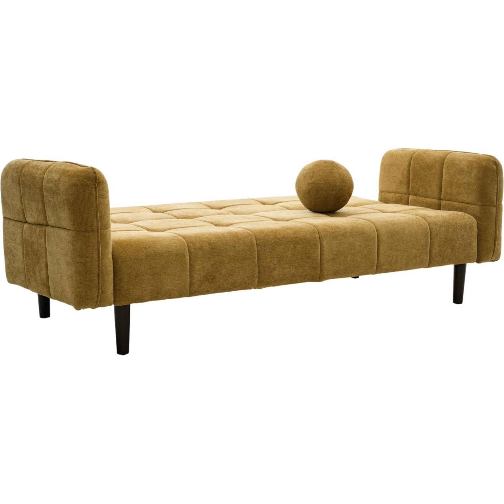 Canapé convertible 3 places en tissu chenille - PAVIA