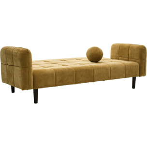 Canapé convertible 3 places en tissu chenille - PAVIA