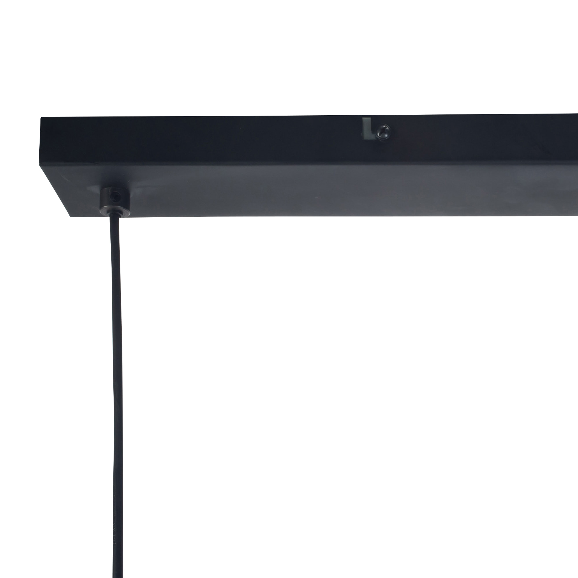 FORLIGHT Colgante Interior LED Numan E27 15W Negro para Comedor, Sala de Estar