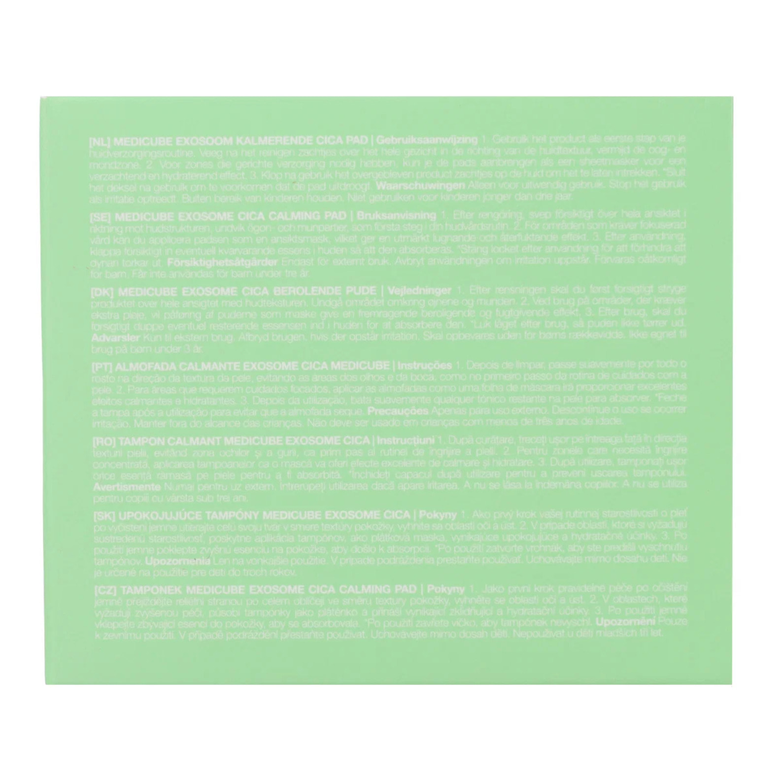 Cica Exosome Calming Pad medicube 100pads