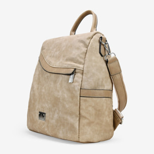 Mochila antirrobo arena con cremallera