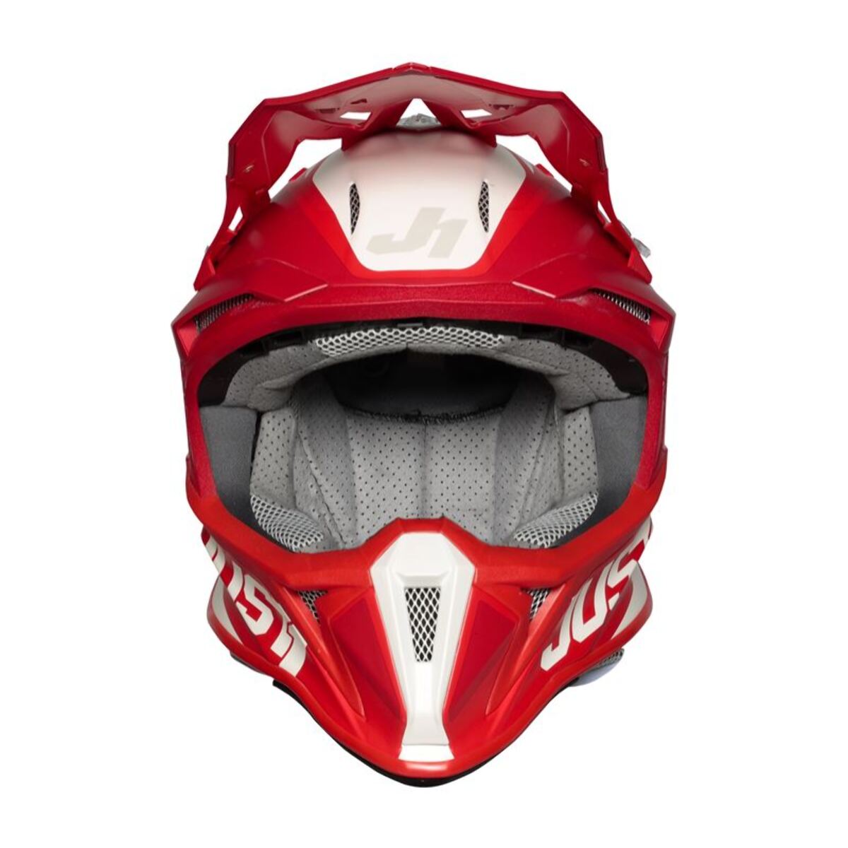 CASCO OFFROAD  J18 PULSAR RED-WHITE - Matt JUST1