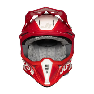 CASCO OFFROAD  J18 PULSAR RED-WHITE - Matt JUST1