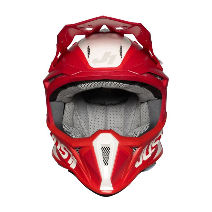 CASCO OFFROAD  J18 PULSAR RED-WHITE - Matt JUST1