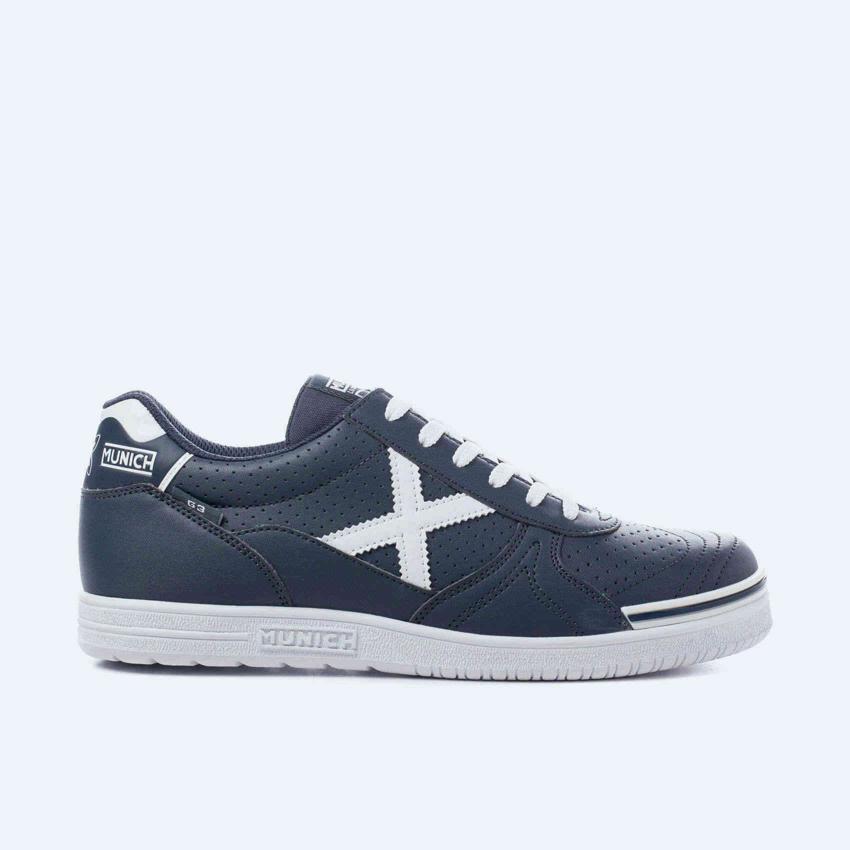 MUNICH G3 PROFIT 44 Zapatillas fútbol sala Azul Marino y Blanco