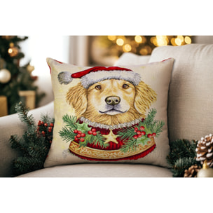 COPPIA CUSCINI ARREDO JACQUARD SFODERABILI 43X43 CM DISEGNO ARGO