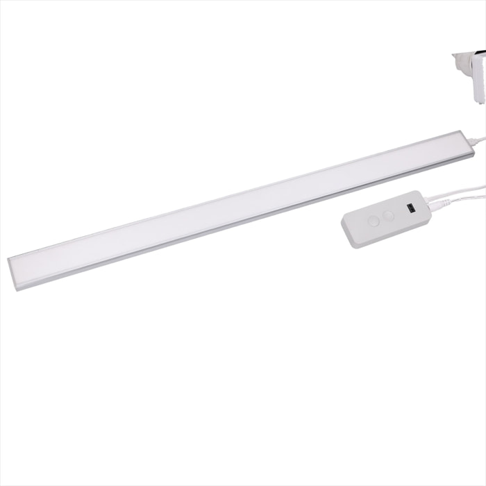 Forlight Sistema Lineal LED 600mm Aluminio Opal - Iluminación Eficiente y Moderna para el Hogar, Tecnología LED 4000K, Diseño Duradero en Aluminio y Policarbonato