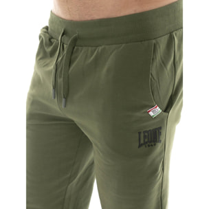 Pantalón de deporte de invierno para hombre con pequeño logo "Basic" en el puño
