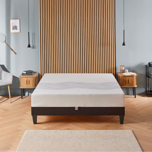 Ensemble Matelas Sensitive avec sommier en bois