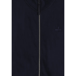 Tuta uomo in cotone con felpa full-zip e collo alto