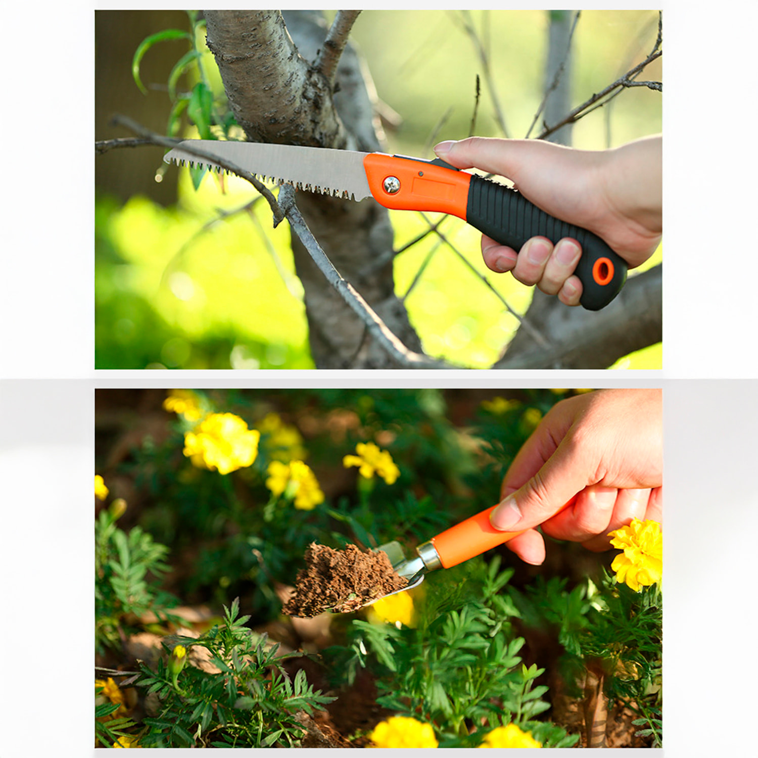 Set di attrezzi da giardinaggio con valigetta e 10 pezzi