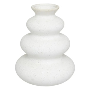 Vase "Olme" en céramique H20cm blanc