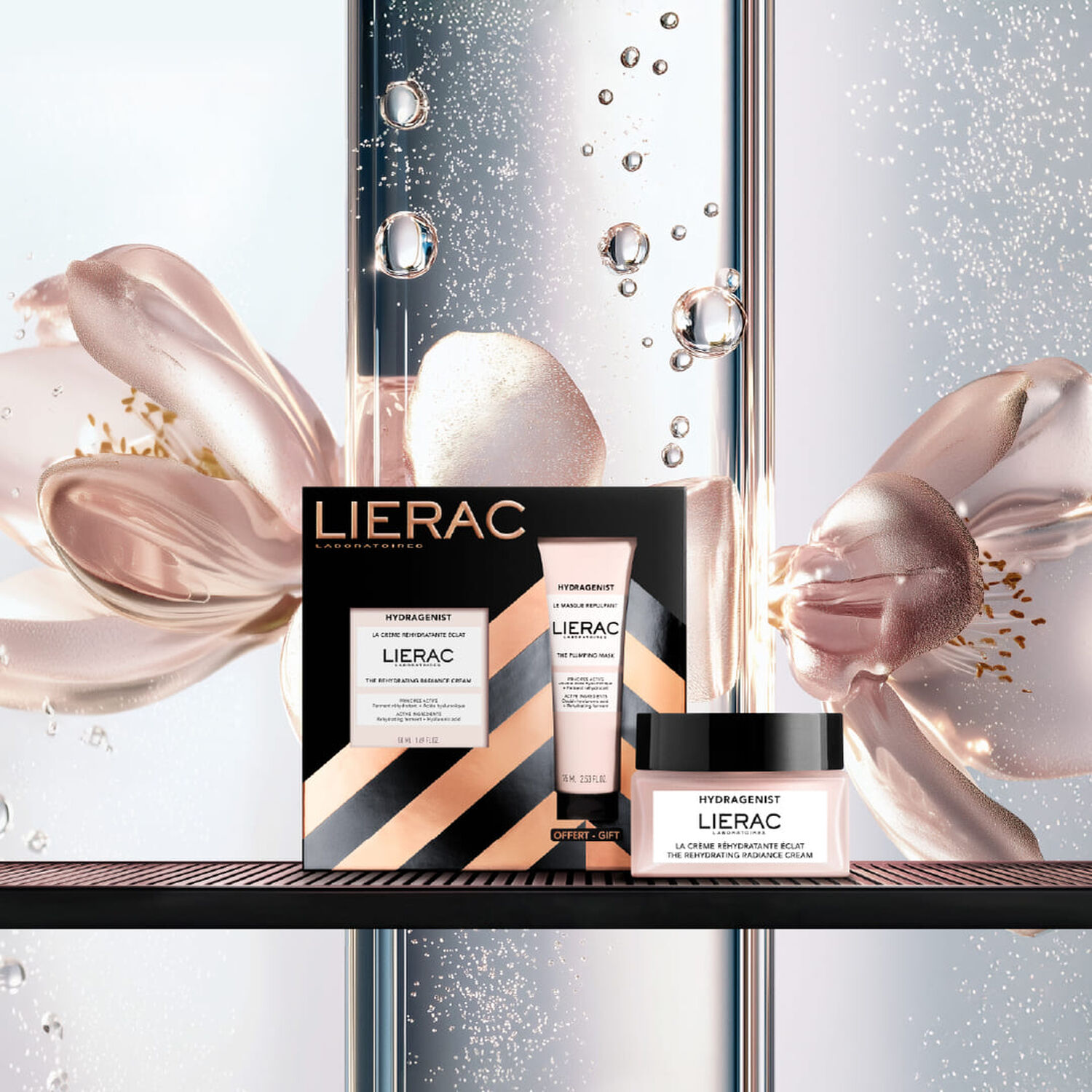 Hydragenist - Coffret Crème Réhydratante Éclat 50ml + Masque Repulpant 75ml