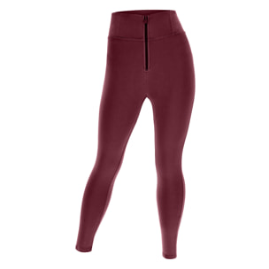 Pantaloni push up WR.UP® 7/8 curvy vita alta con zip