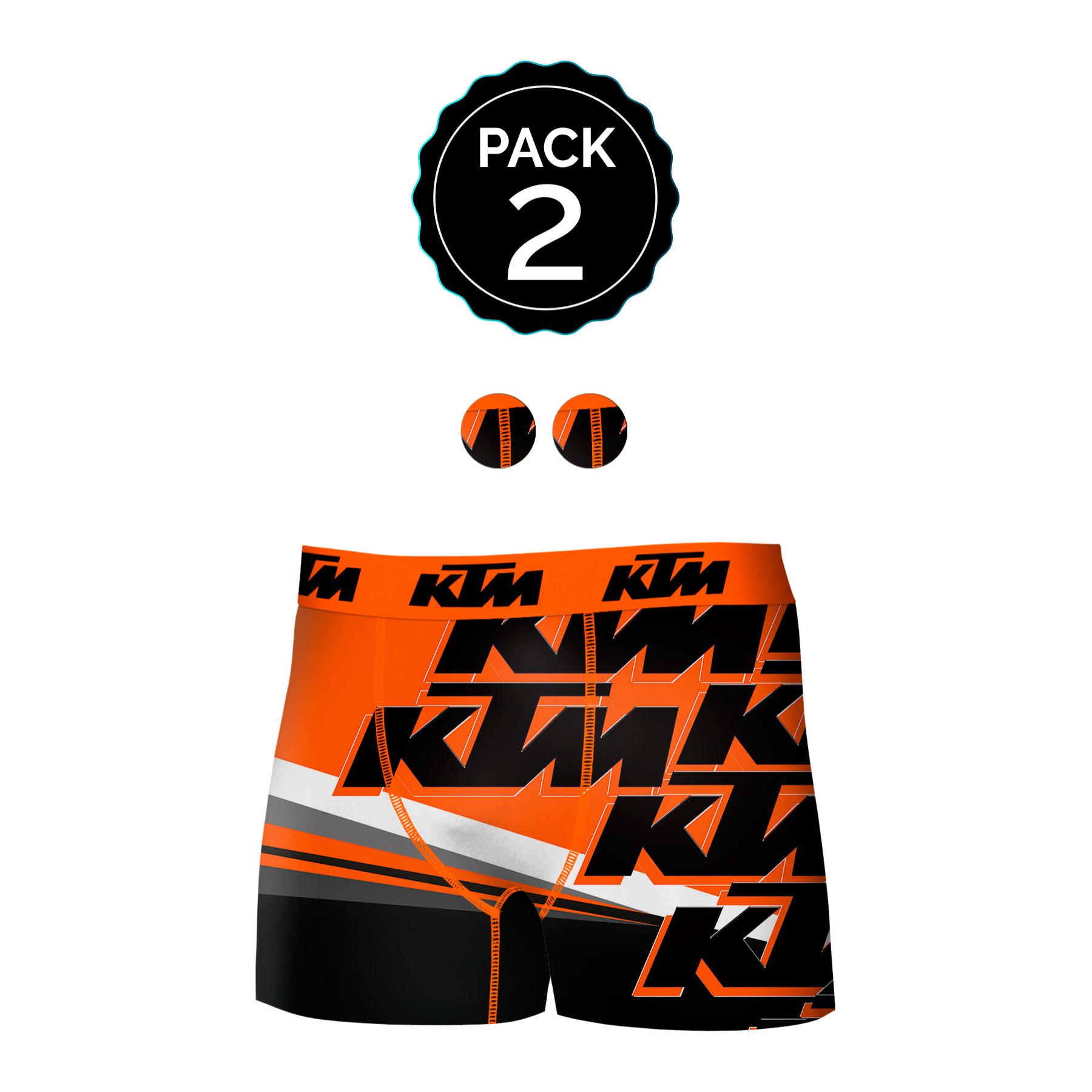 Pack 2 calzoncillos KTM Motegi para hombre