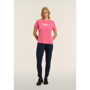 T-shirt Comfort Fit con Logo FREDDY e Slogan "Time Shine"