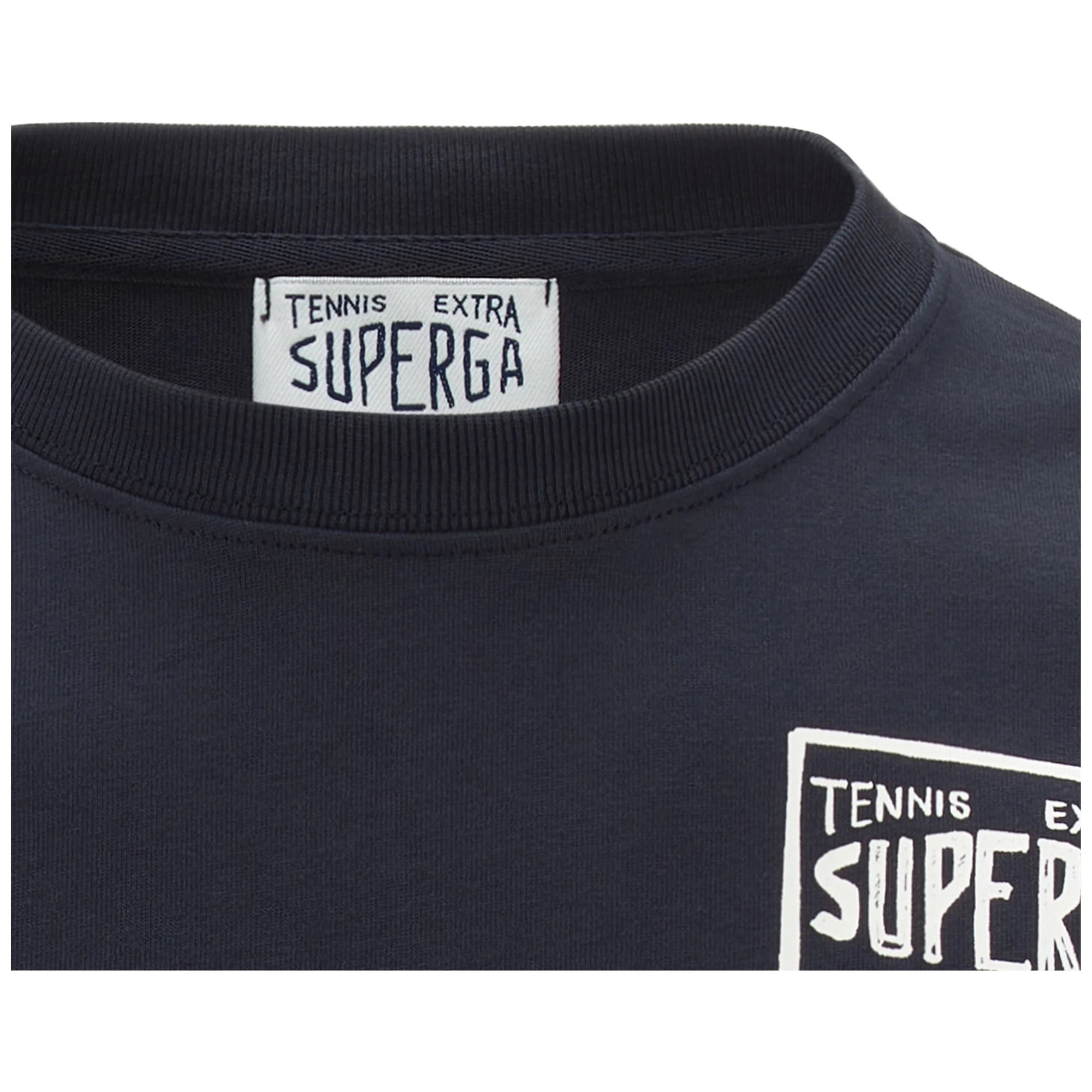 T-Shirts & Top Superga Uomo/Donna Blu T-SHIRT SUPERGA ARCHIVIO TENNIS PLAYER