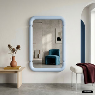 Miroir rectangulaire décor bois 106cm VOLT