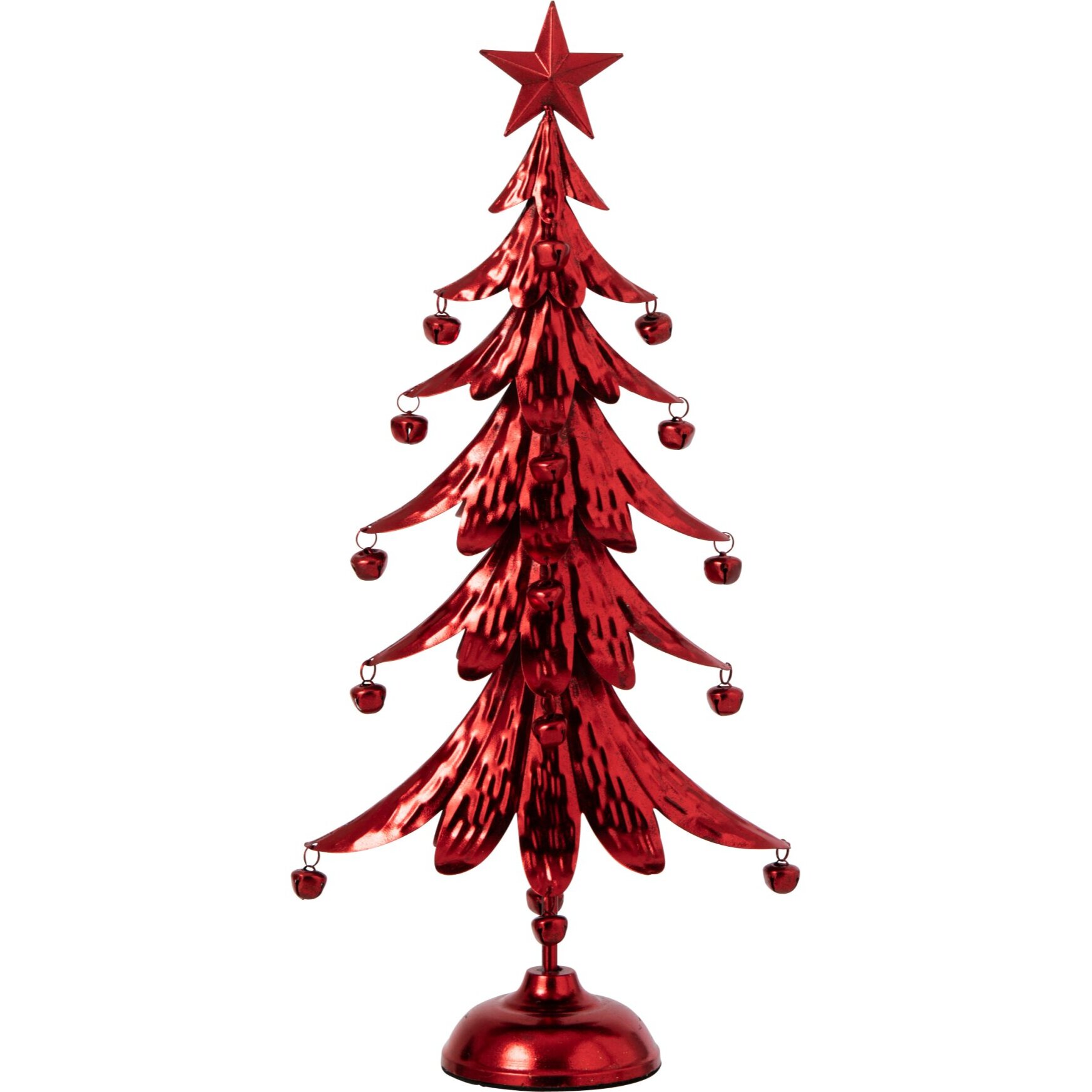J-Line Sapin de Noël - fer - rouge - small
