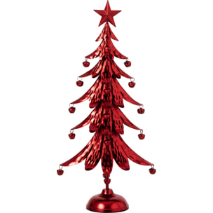 J-Line Sapin de Noël - fer - rouge - small