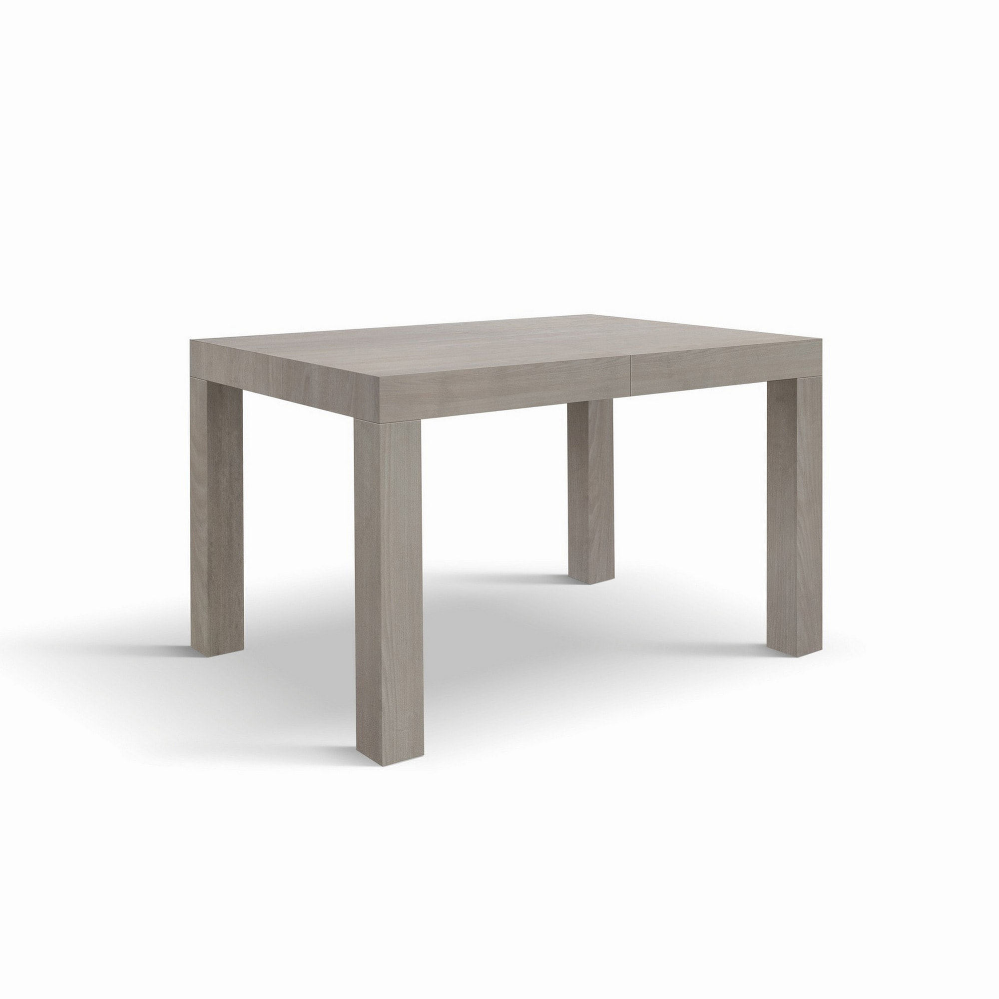 Tavolo BAROLO in legno, finitura olmo perla, allungabile 120x80 cm - 200x80 cm