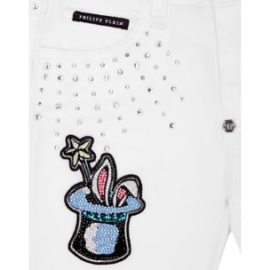 PHILIPP PLEIN Denim Trousers Loose Fit CIRCUS