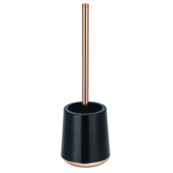 ESCOBILLA DE BAÑO Y SOPPORTE PS LENA NEGRO