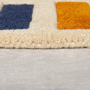 Tapis en laine BLOCKS RETRO