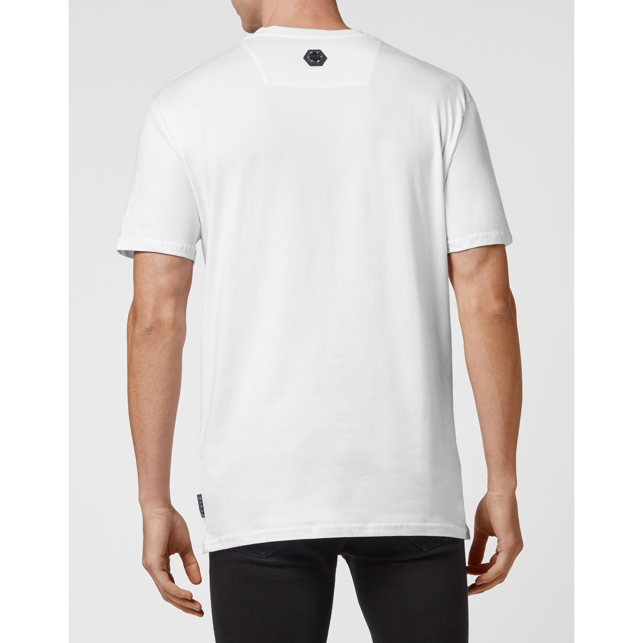 PHILIPP PLEIN Camiseta de cuello de pico y manga corta