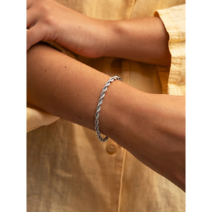 Pulsera Big Cord Acero