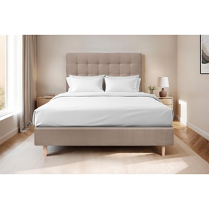 Tete de lit Capitonnée Velours - Rembourrée A poser