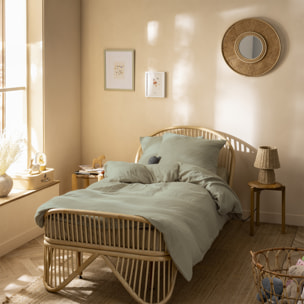 Parure de lit unie en coton, GAZE DE COTON