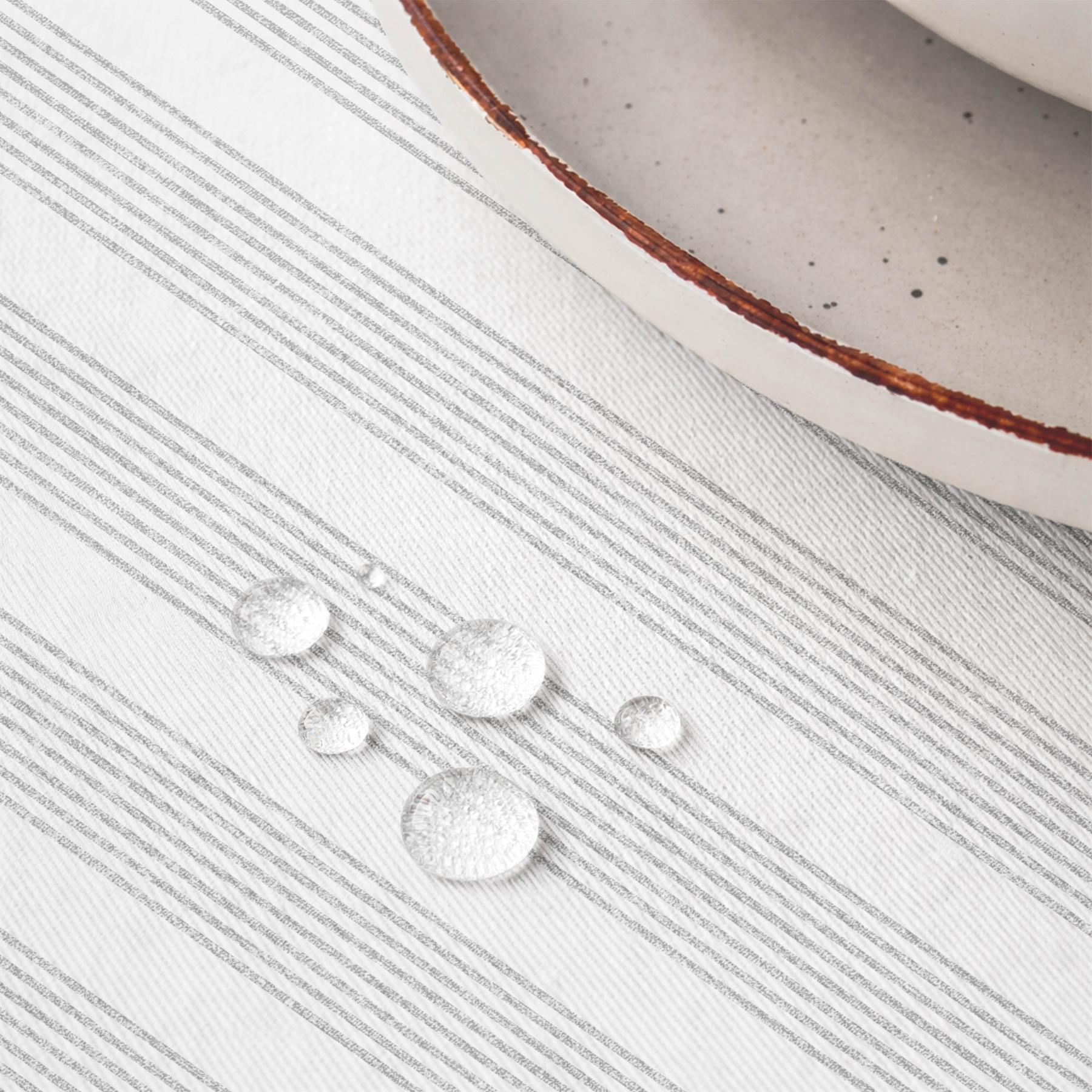 Mantel antimanchas OLWEN GRIS - 100% algodón