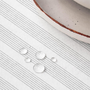 Mantel antimanchas OLWEN GRIS - 100% algodón