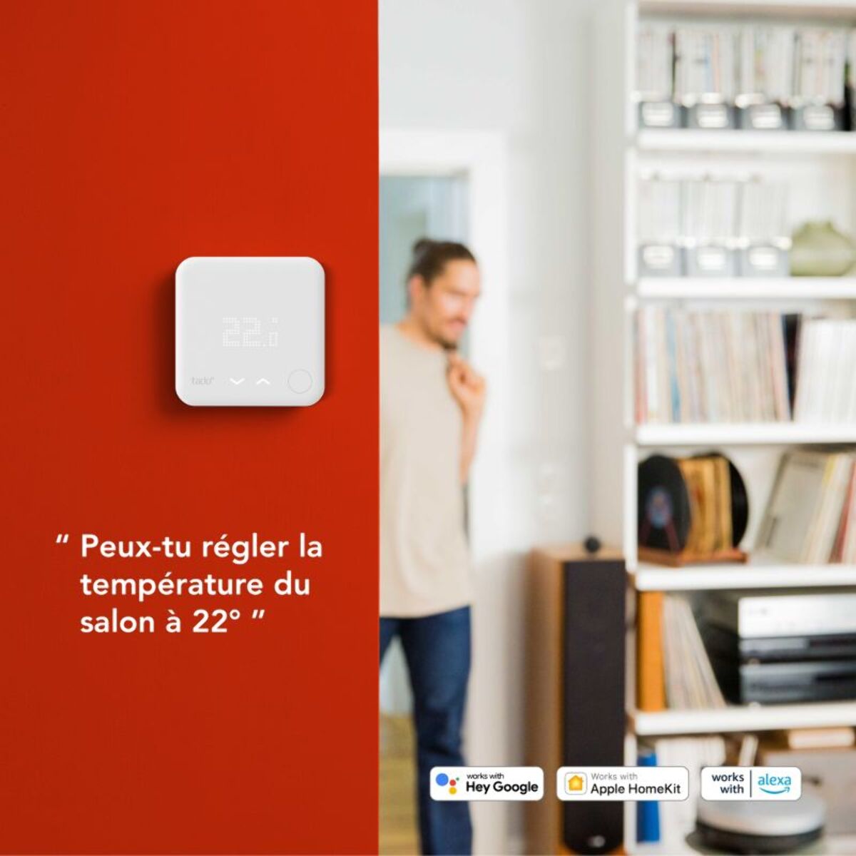 PACK TADO Thermostat V3+ Filaire et 2 Tetes termos