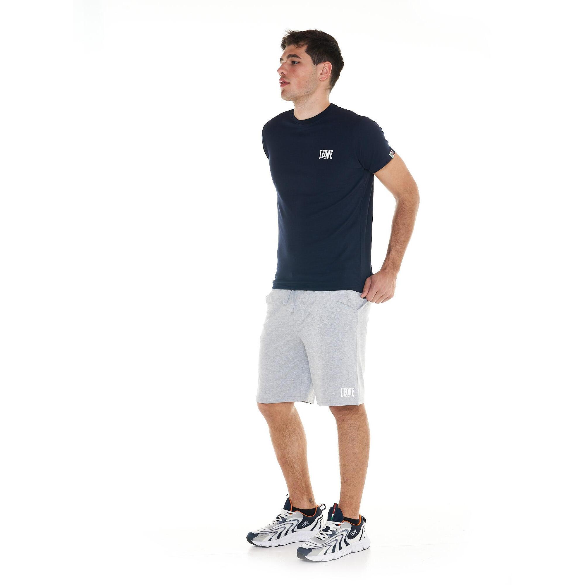 Camiseta de hombre Leone Basic de algodón de manga corta