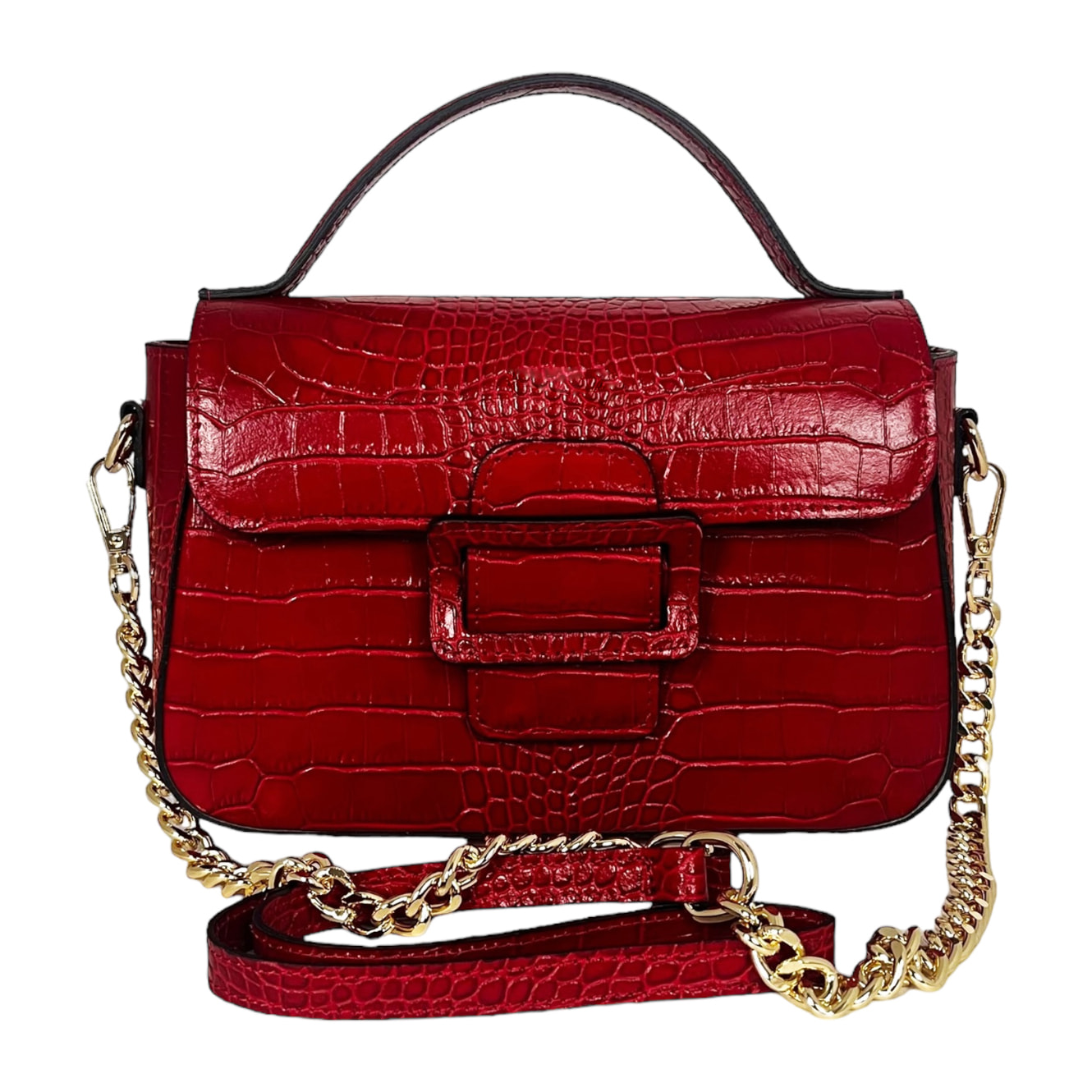 Bolso Cruzado Cheval Firenze Beatrice Rojo Oscuro