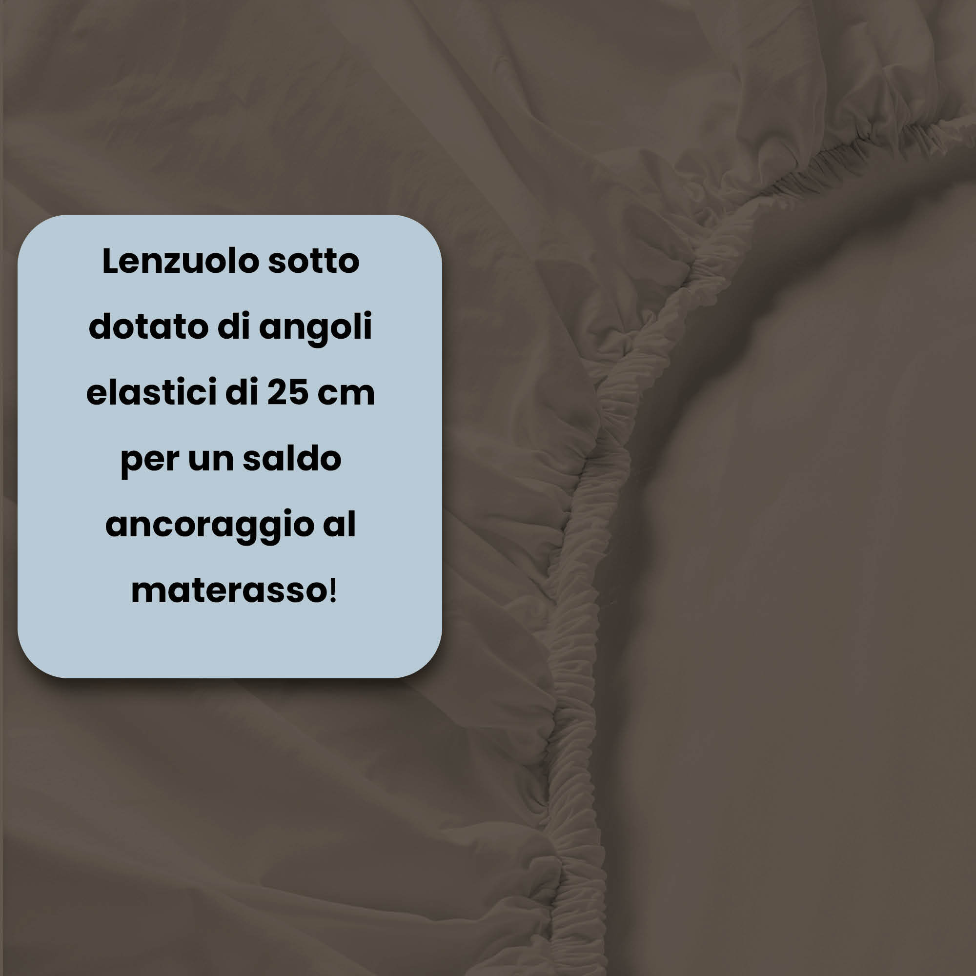LENZUOLO SOTTO CON ANGOLI MAX COLOR, 100% COTONE MADE IN ITALY