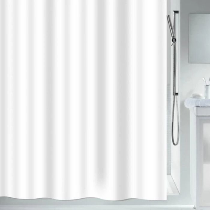 Rideau de douche Polyester SECURITAS 180x200cm Blanc Spirella