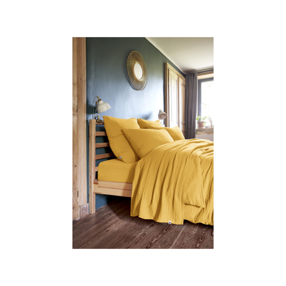 Housse de couette en gaze de coton 220 x 240 cm - GAIA