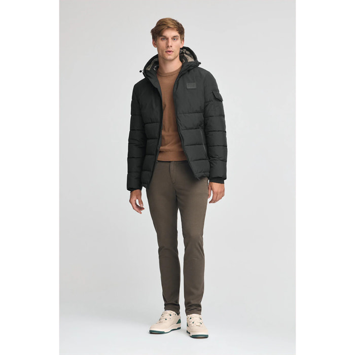 Chaqueta Val Thorens negro con logo Polo Club