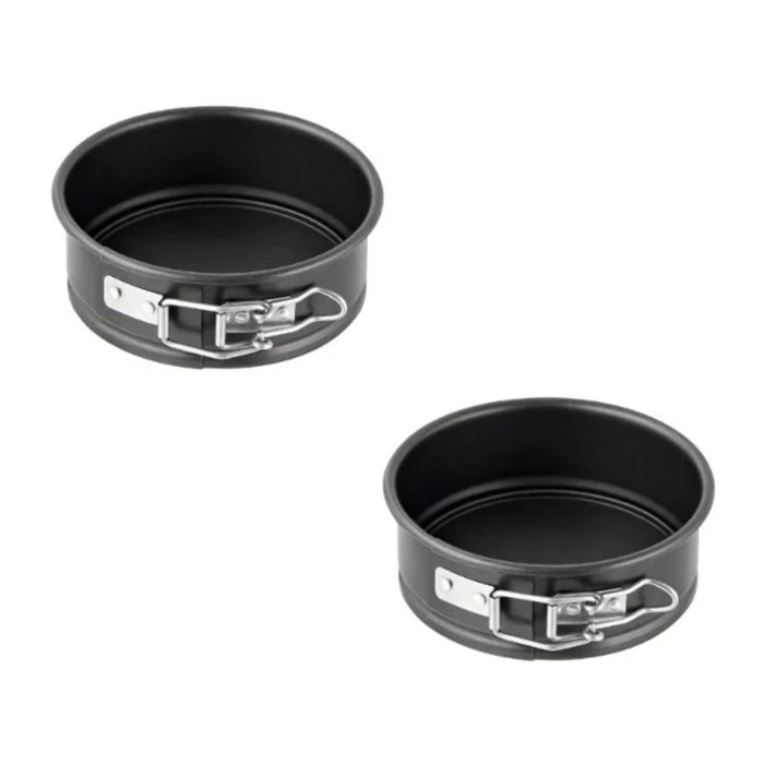 Lot de 2 petits moules à manqué à charnière Zenker Special Mini