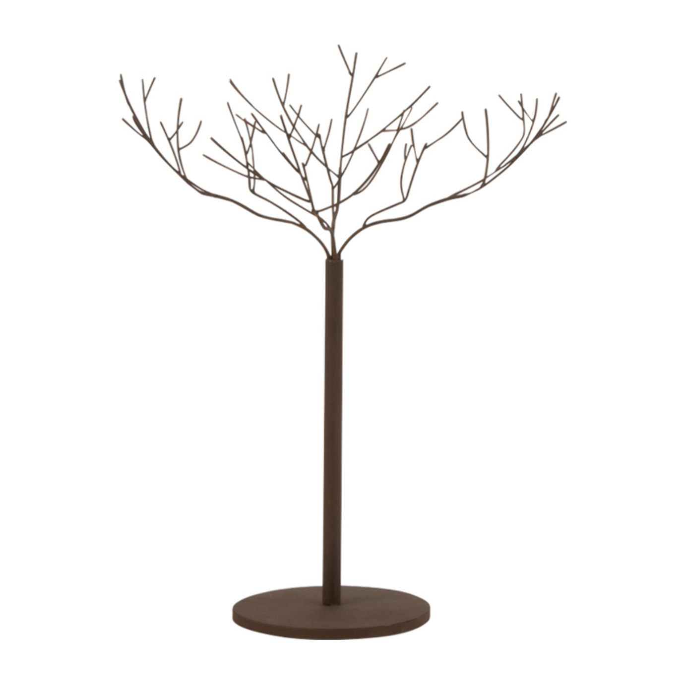 J-Line décoration arbre - métal - brun - small