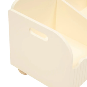 Coffre Ouvert Enfant Bouli 60x36x30 cm Beige