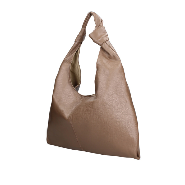 Borsa a spalla da donna Made in Italy - Modello Iduna Lux - 100% pelle - 41.0 x 28.0 x 3.0 cm