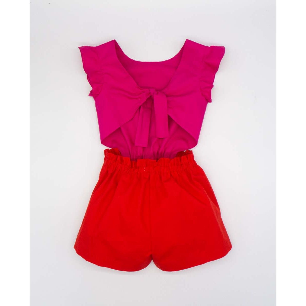 MONO BICOLOR FUCSIA Y ROJO