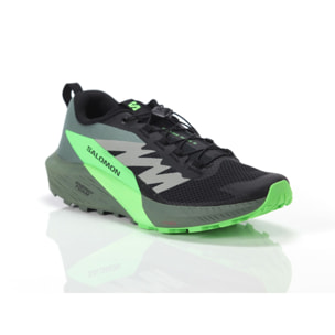 Trekking Salomon Sense Ride 5 Black Laurel Wreath Grgeck Nero