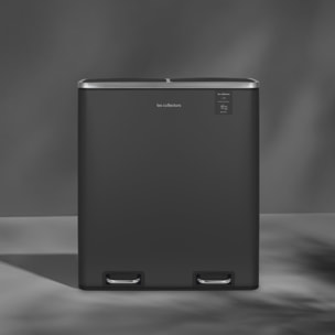 Papelera para reciclaje Les Collectors 2x30L – Gris oscuro Nº916