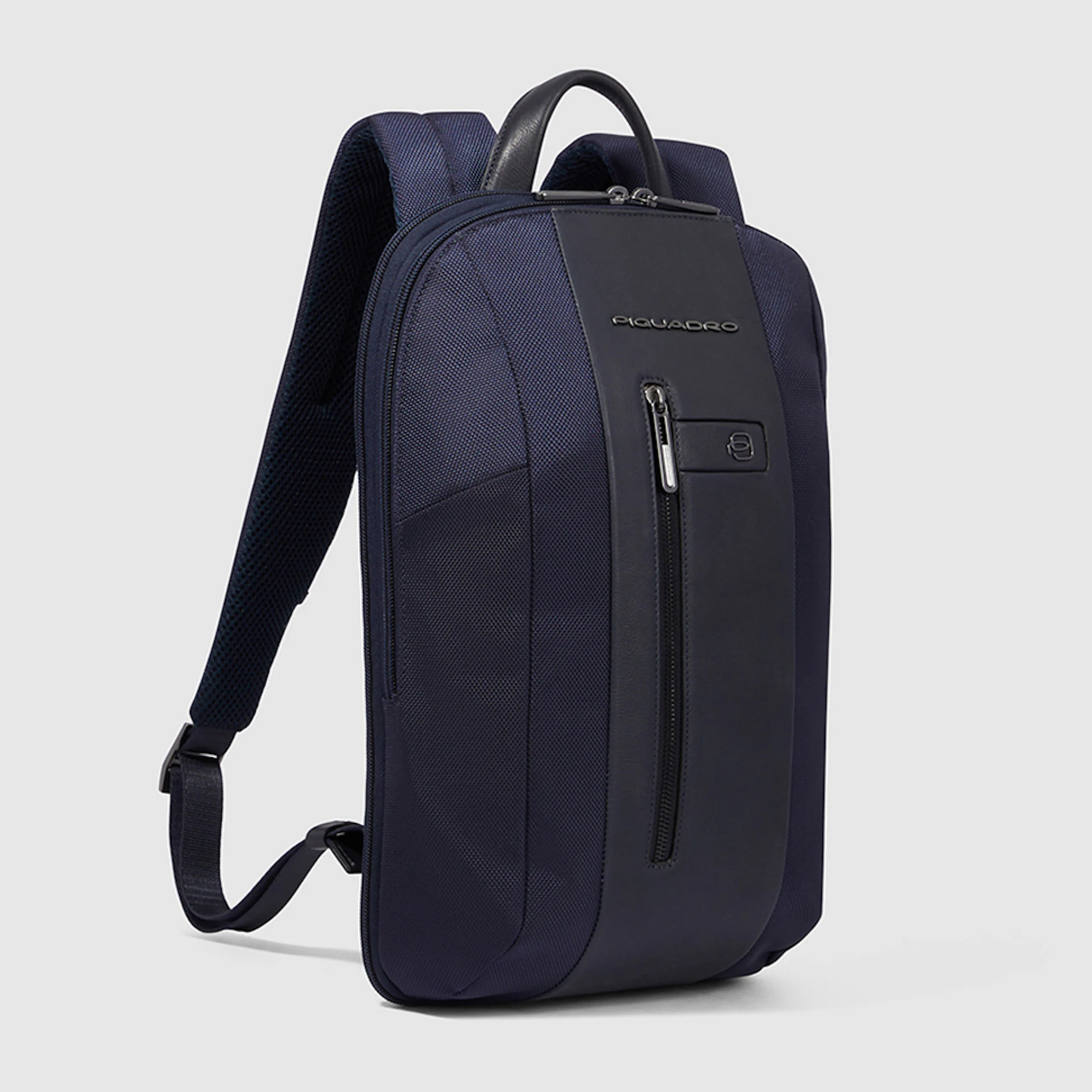 Piquadro Zaino porta pc 15,6 in tessuto riciclato